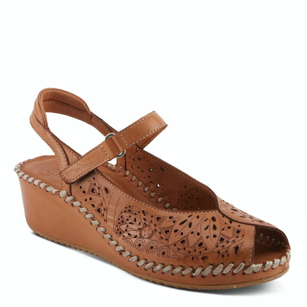 NEW SPRING STEP SHOES women's santonio sandal in camel